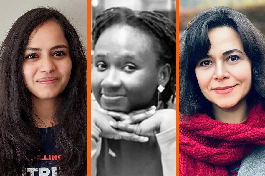 Headshots of the 2025 AAUW Winners