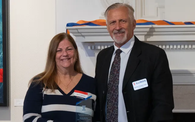 Becky Barker and Dean Wojtek Chodzko-Zajko