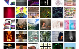 30 square semi-finalist photos in a grid. 