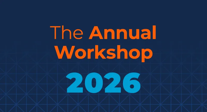 The annual workshop logo